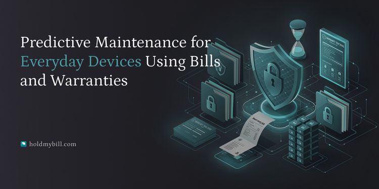 Predictive Maintenance for Everyday Devices Using Bills and Warranties